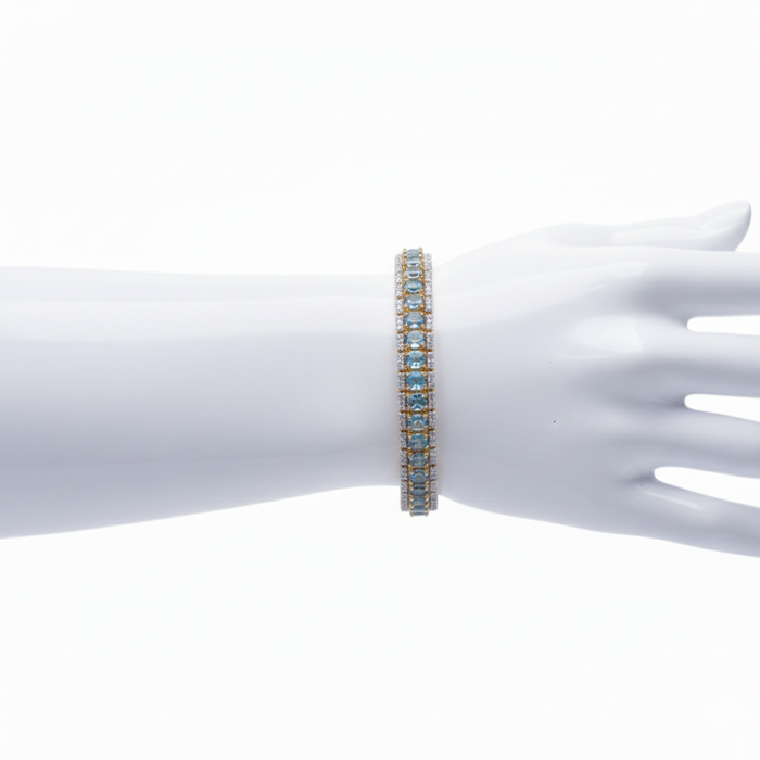 Gemstone Tennis Bracelet