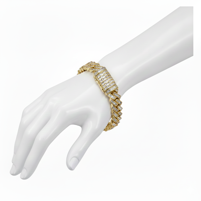 Cuban Baguettes Diamond Bracelet