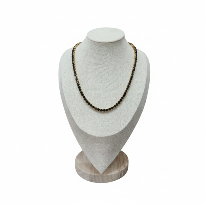 Black Diamond Tennis Chain