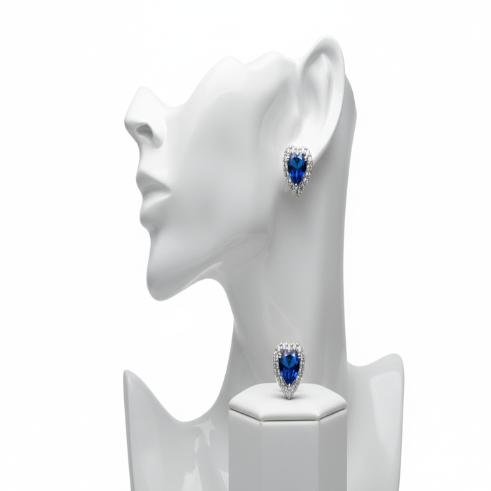 Heart Diamond Earrings