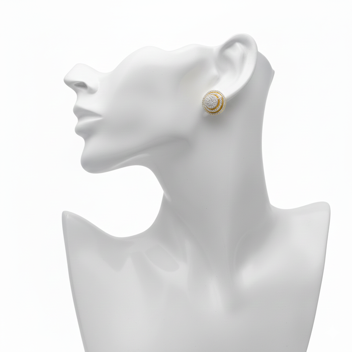 Flower Setting Earring