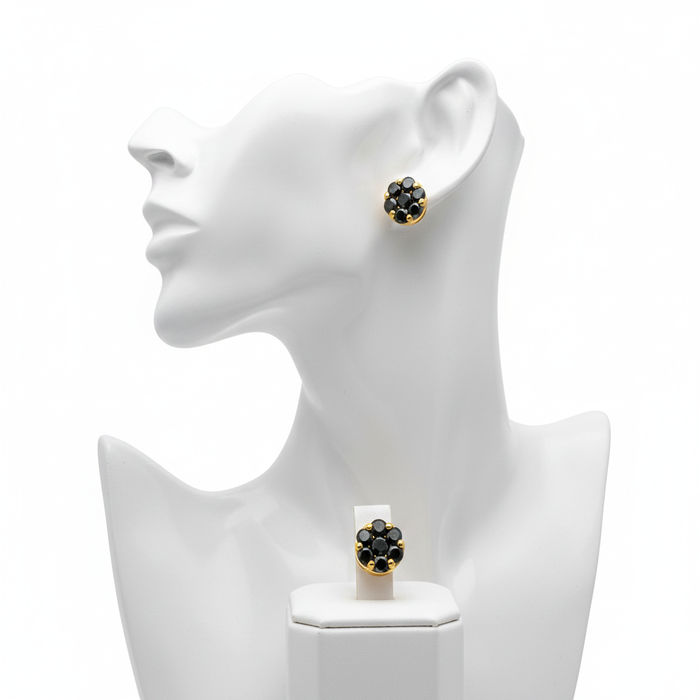 Black Diamond Pressure Earring