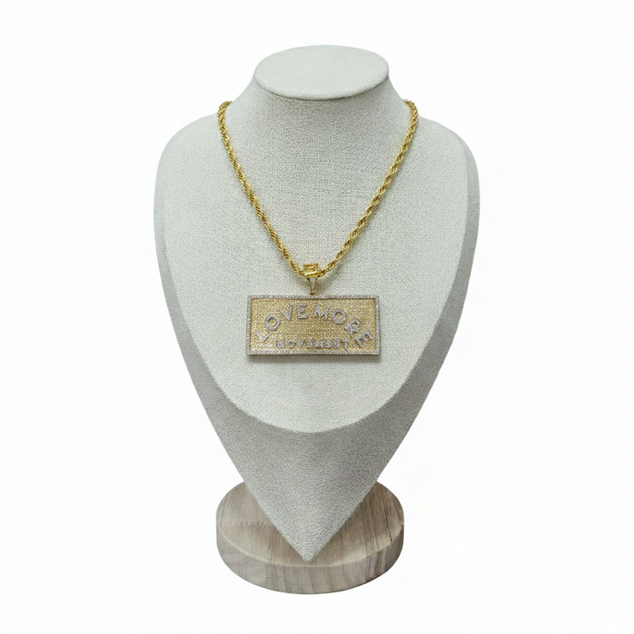Love More Diamond Pendant