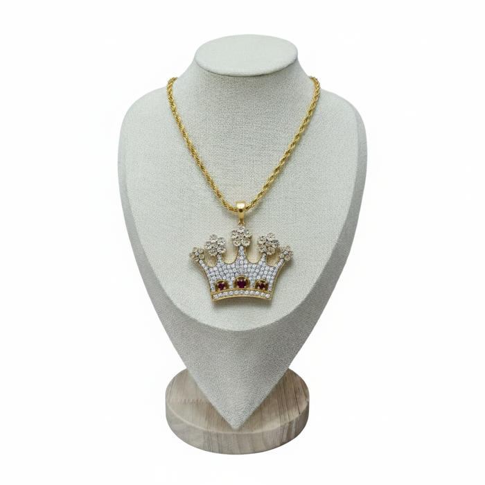 Ruby Crown Charm