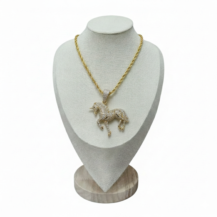 Unicorn Diamond Pendant