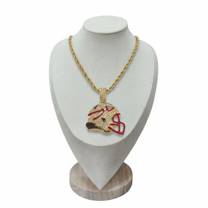 Helmet Diamond Pendant