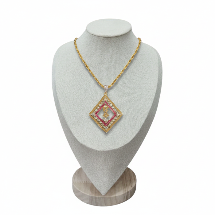 Kite Ruby Diamond Pendant