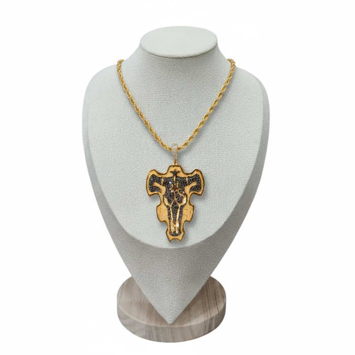 Black Diamond Bull Pendant