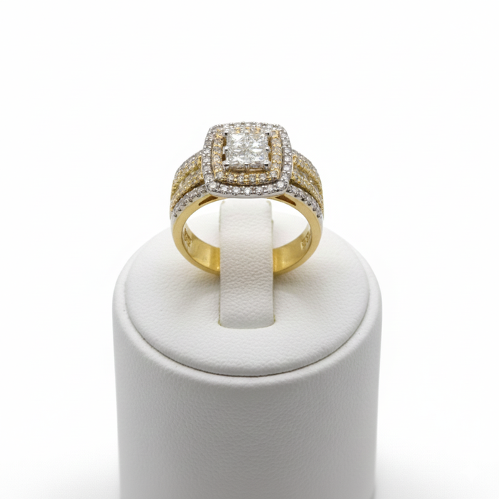 4Pc Setting Diamond Ring