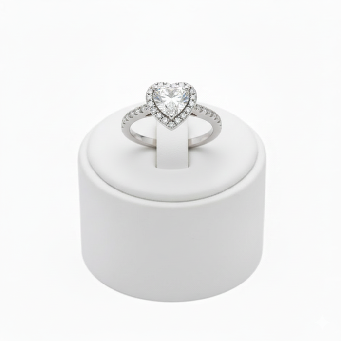 Heart Diamond Ring