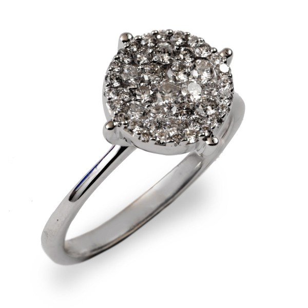 Diamond Round Ring