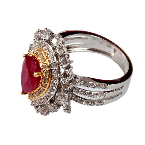 Ruby Diamond Female Ring