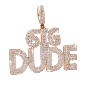 6IG DUDE DIAMOND PENDANT