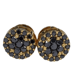 BLACK DIAMOND DOUBLE PRESSURE EARRING