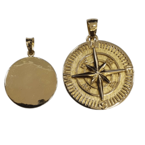 GOLD COMPASS PENDANT