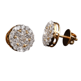 double pressure daimond earring