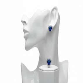 HEART SHAPE DIA EARRING