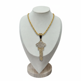 DIAMOND KEY PENDANT