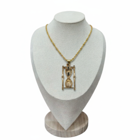 send clock with diamond