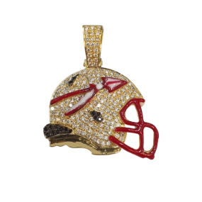 HELMET DIAMOND PENDANT