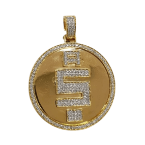 DOLLAR SIGN DIAMOND PENDANT