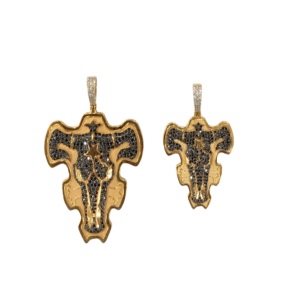 BLACK DIAMOND BULL PENDANT