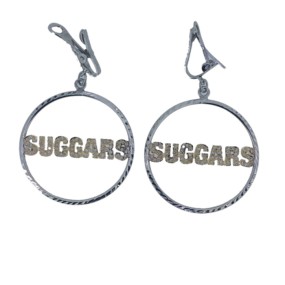 silver Suggars hoop earring