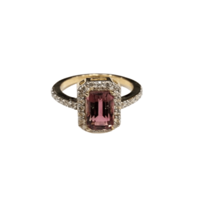 TOP TOURMOLINE WITH DIAMOND RING