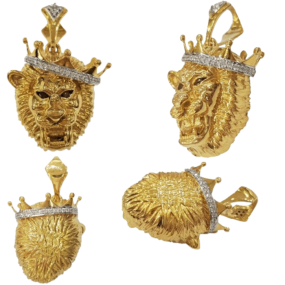 LION FACE CHARM