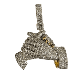 SHAKE HAND DIAMOND PENDANT